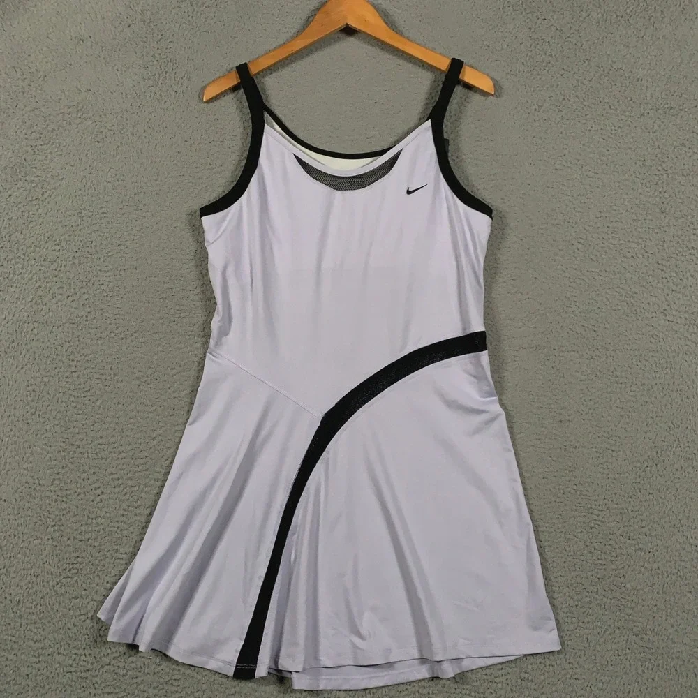 Nike Sphere Macro React Dress Women's XL Purple Tennis Golf Sleeveless Athletic